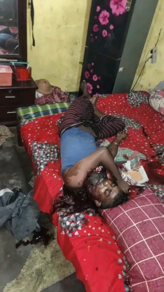 ময়মনসিংহ নগরীতে জবাই করে হত্যা: ঘটনাস্থল পরিদর্শনে পুলিশ সুপার